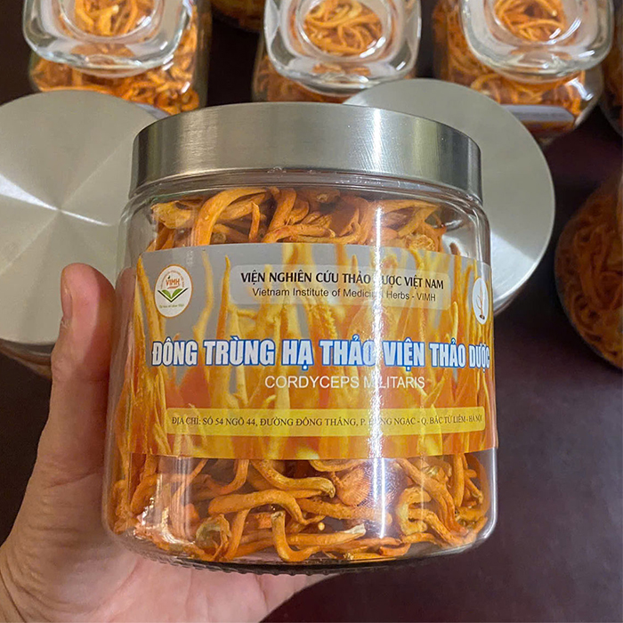 Đông Trùng Hạ Thảo Viện Thảo Dược - Quả Thể Khô 20gr 7 hoa đông trùng hạ thảo viện thảo dược 22gr