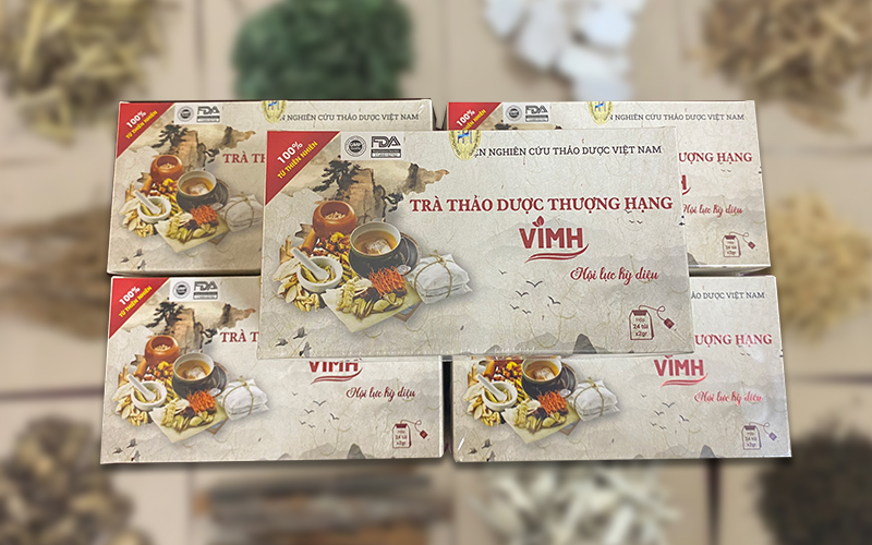 trà thảo dược thượng hạng vimh